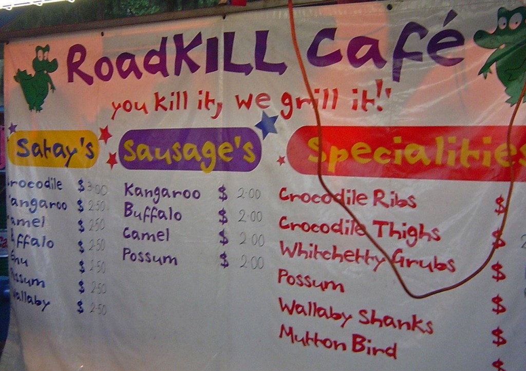 Road Kill café Night market, Darwin